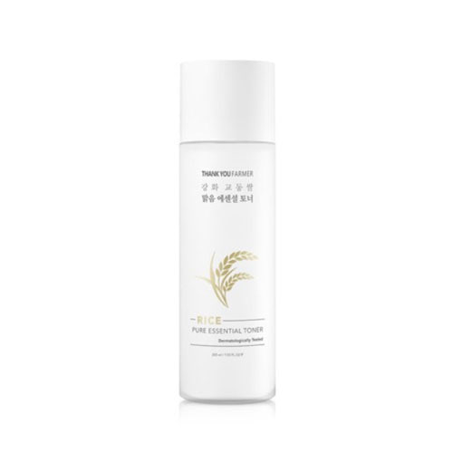 THANK YOU FARMER THANK YOU FARMER Rice Pure Essential Toner 200ml - hydrating - front bottle shot
