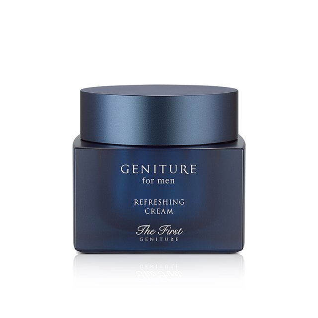 OHUI OHUI The First Geniture For Men Refreshing Cream 50ml - hydrating - front bottle shot