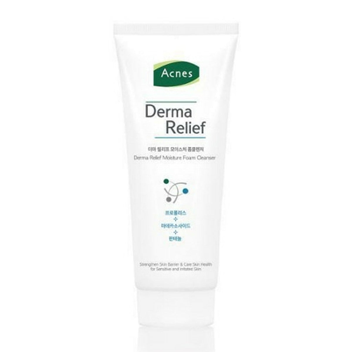ACNES ACNES Derma Relief Moisture Foam Cleanser 200ml - hydrating - front bottle shot