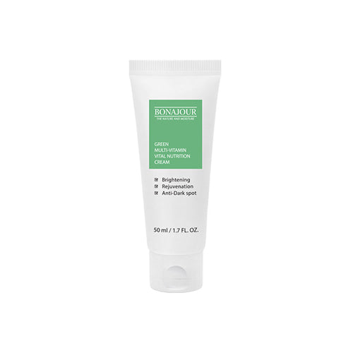 BONAJOUR BONAJOUR Green Multi-Vitamin Vital Nutrition Cream 50ml - brightening - front bottle shot