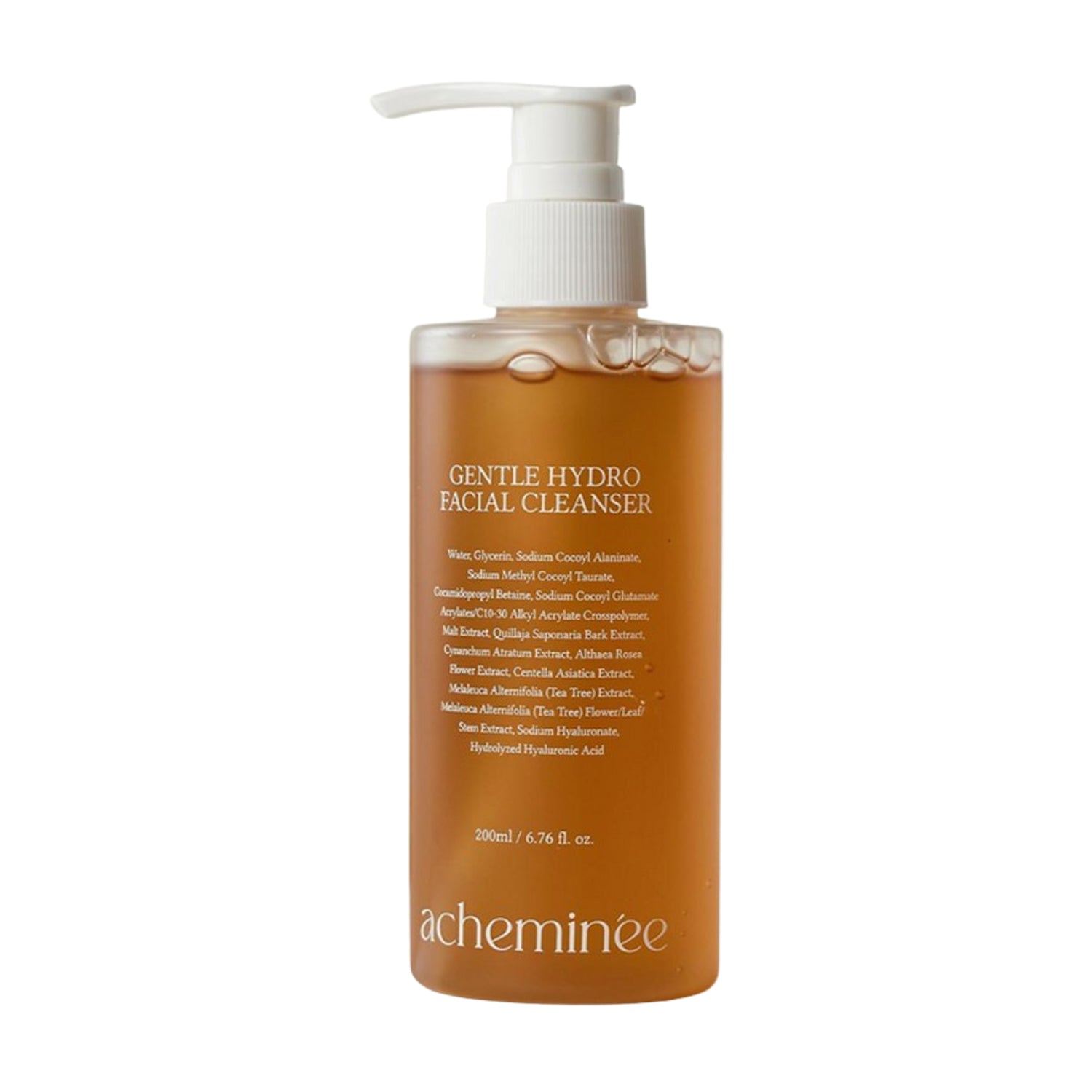 acheminee acheminee Gentle Hydro Facial Cleanser 200ml - hydrating - front bottle shot