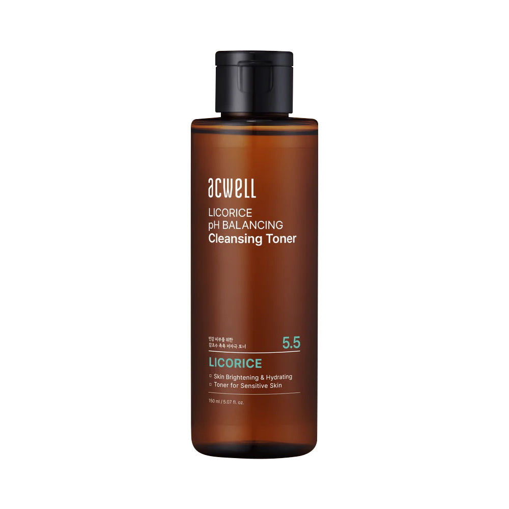 acwell acwell Licorice pH Balancing Cleansing Toner 150ml - hydrating - front bottle shot