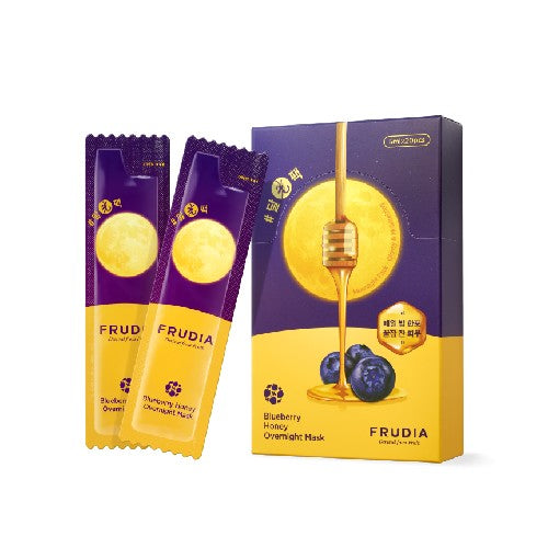 FRUDIA FRUDIA Bluberry Honey Overnight Mask 5ml * 20ea - hydrating - front bottle shot