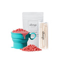 allongs allongs Self Hardwaxing Kit 100g+Body Spatula 1ea - hydrating - front bottle shot