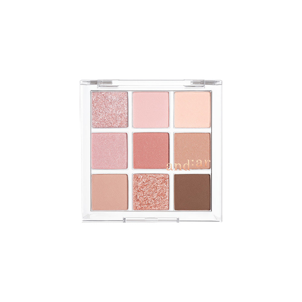 and:ar and:ar Shadow Palette 7g 01 Middle Note - daily care - front bottle shot