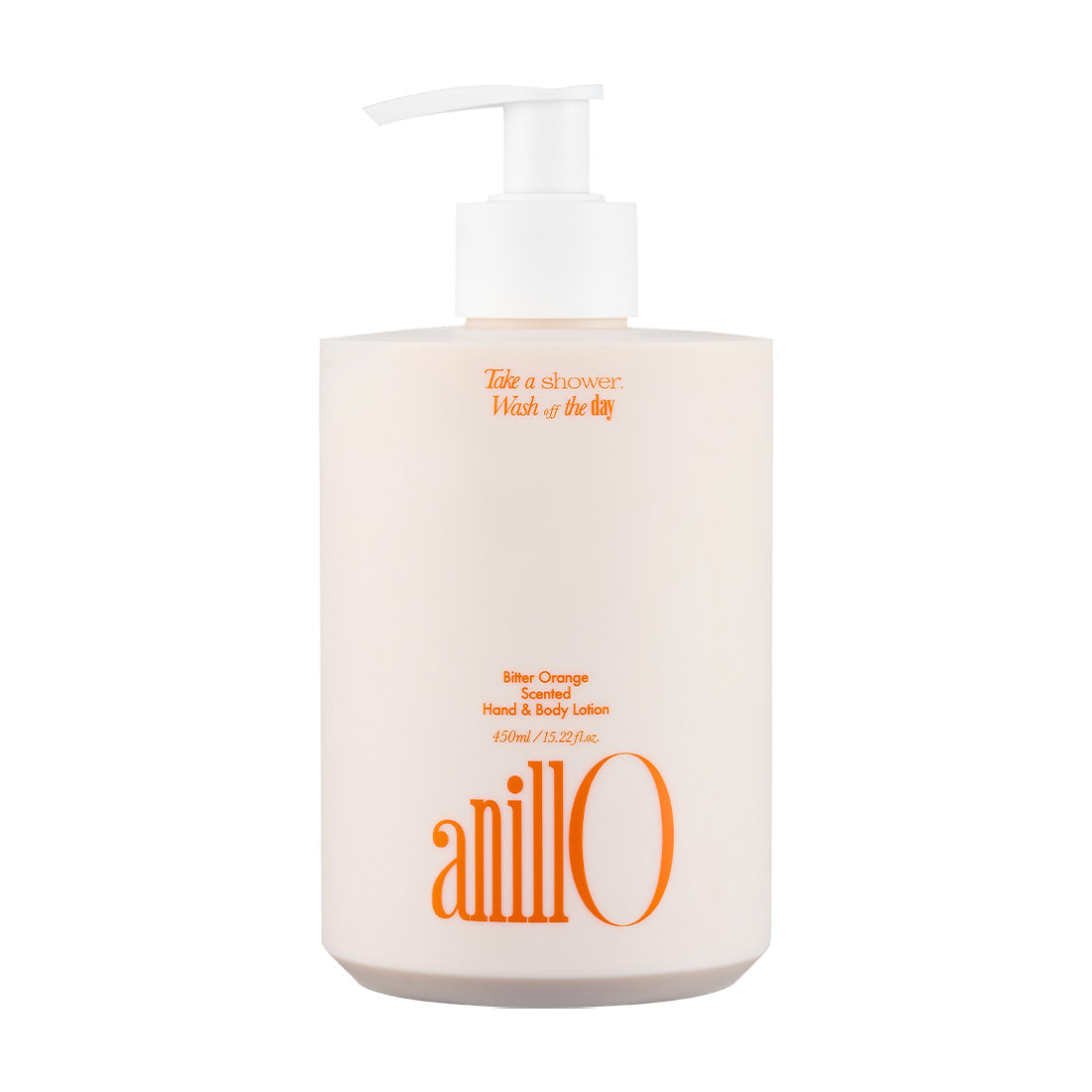 anillO anillO Bitter Orange Scented Hand & Body Lotion 450ml - hydrating - front bottle shot