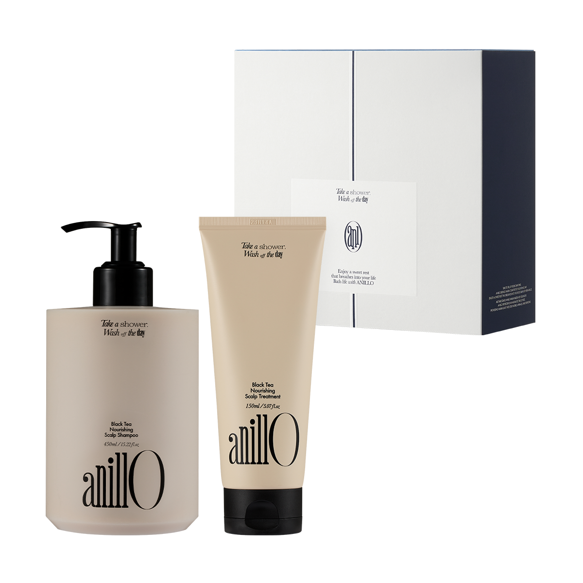 anillO anillO Black Tea Nourishing 2-Piece Set - nourishing - front bottle shot