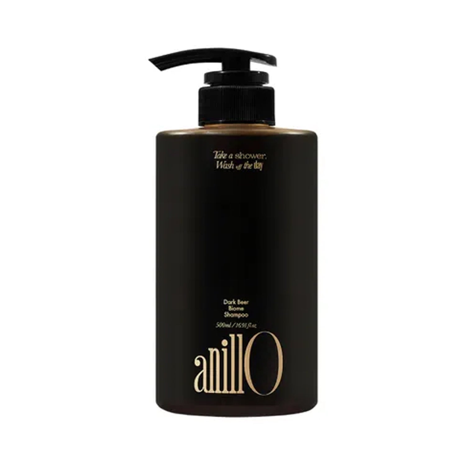 anillO anillO Dark Beer Biome Shampoo 500ml - nourishing - front bottle shot
