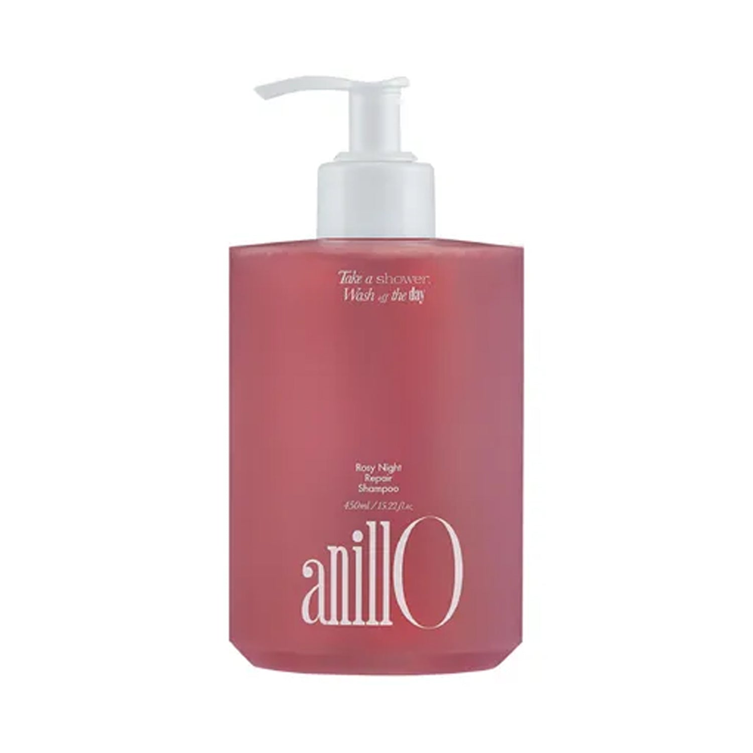 anillO anillO Rosy Night Repair Shampoo 450ml - hydrating - front bottle shot
