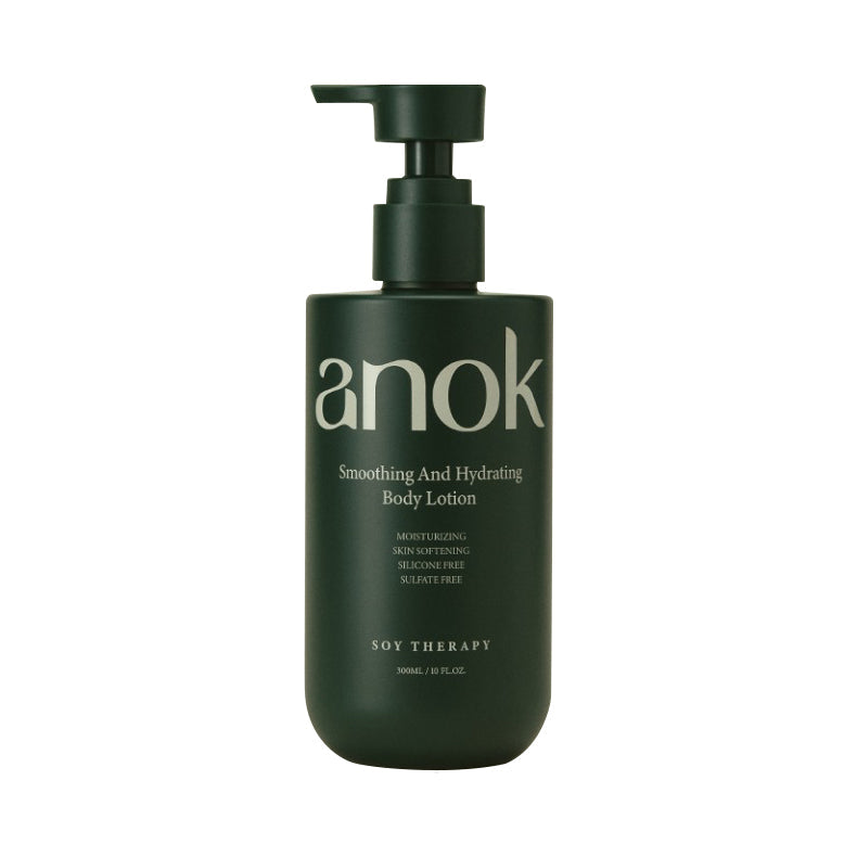 anok anok Smoothing and Hydrating Body Lotion 300ml - hydrating - front bottle shot