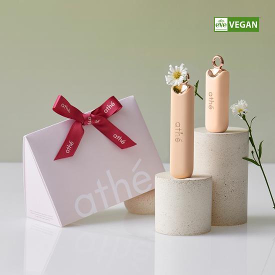 athe [Gift Packaging] athe Authentic Airy Lip Balm Gift Set (Mini Lip Balm) - hydrating - front bottle shot