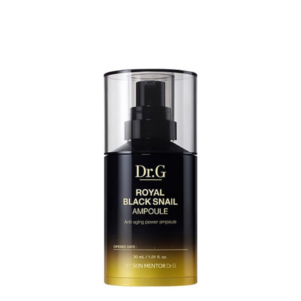 Dr.G Dr.G ROYAL BLACK SNAIL AMPOULE 30ml - hydrating - front bottle shot