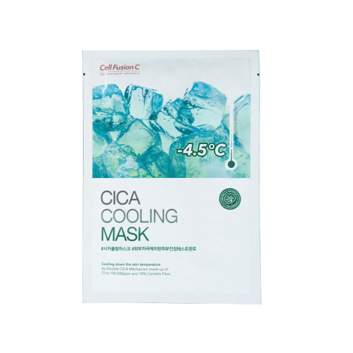 Cell Fusion C Cell Fusion C Cica Cooling Mask 27g (5ea) - hydrating - front bottle shot