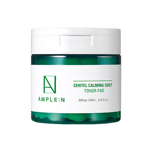 AMPLE:N AMPLE:N Centel Calming Shot Toner Pad 60pads - soothing - front bottle shot