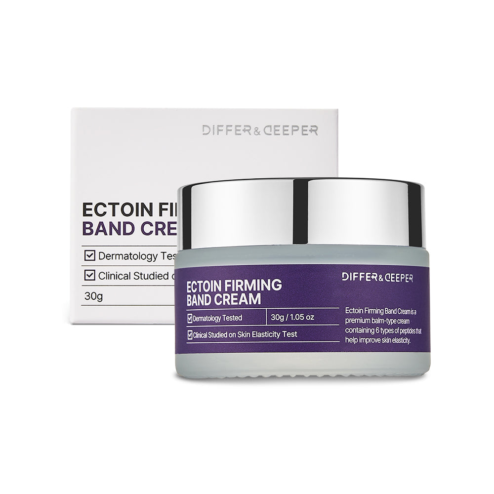 DIFFER&DEEPER DIFFER&DEEPER Ectoin Firming Band Cream 30g - hydrating - front bottle shot