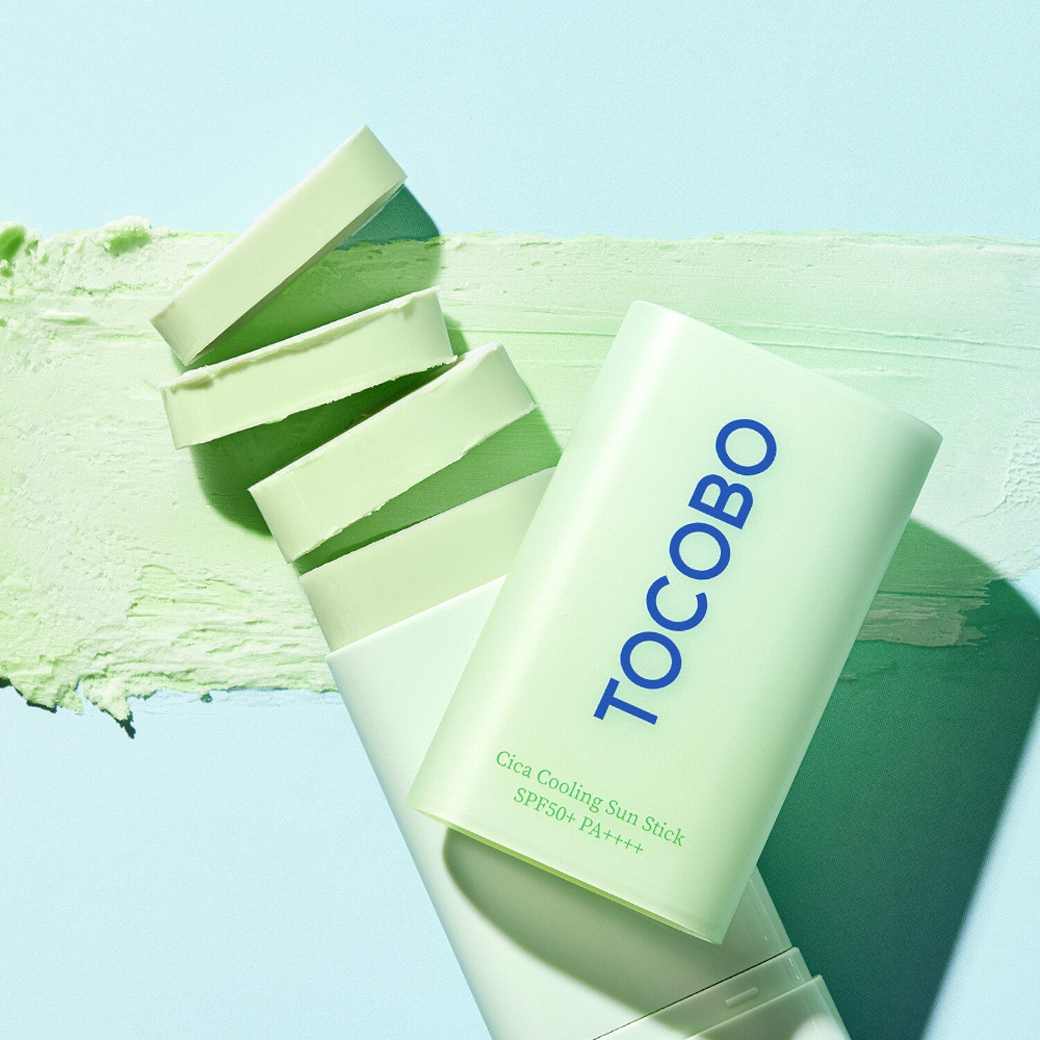 TOCOBO TOCOBO Cica Cooling Sun Stick SPF50+ PA++++ 18g - hydrating - front bottle shot