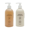 HEVEBLUE HEVE BLUE Salmon Fruity Centella Body SET - hydrating - front bottle shot