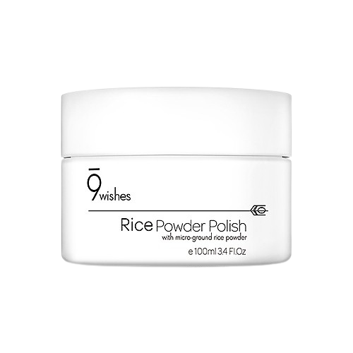 9wishes 9wishes Rice Powder Polish 100ml - nourishing - front bottle shot