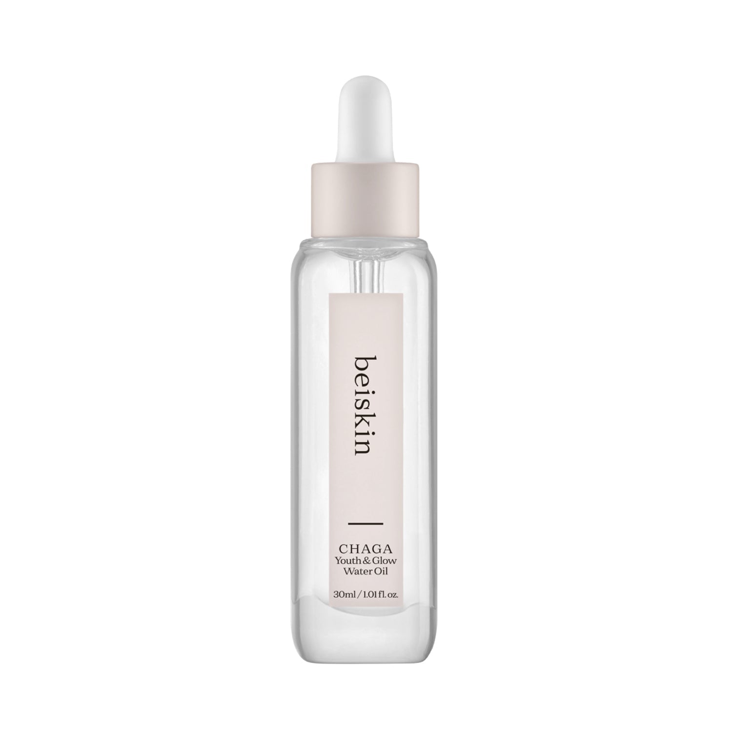 beiskin beiskin CHAGA Youth & Glow Water Oil 30ml - hydrating - front bottle shot