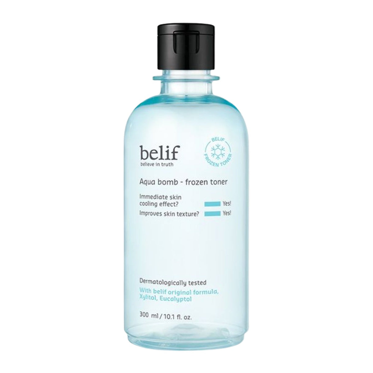 belif belif Aqua Bomb - Frozen Toner 300ml - soothing - front bottle shot