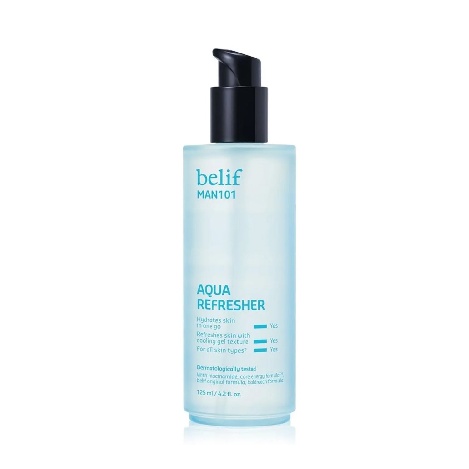 belif belif Manology Aqua Refresher 125ml - hydrating - front bottle shot