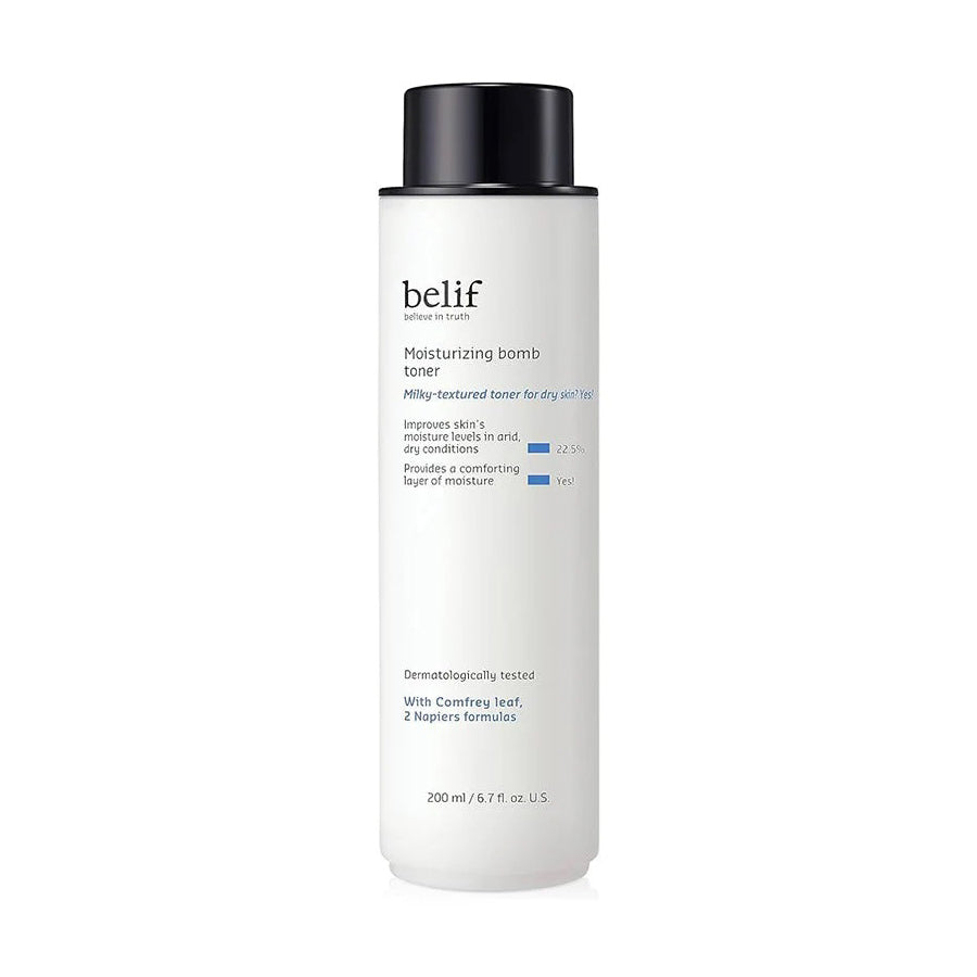 belif belif Moisturizing Bomb Toner 200ml - hydrating - front bottle shot