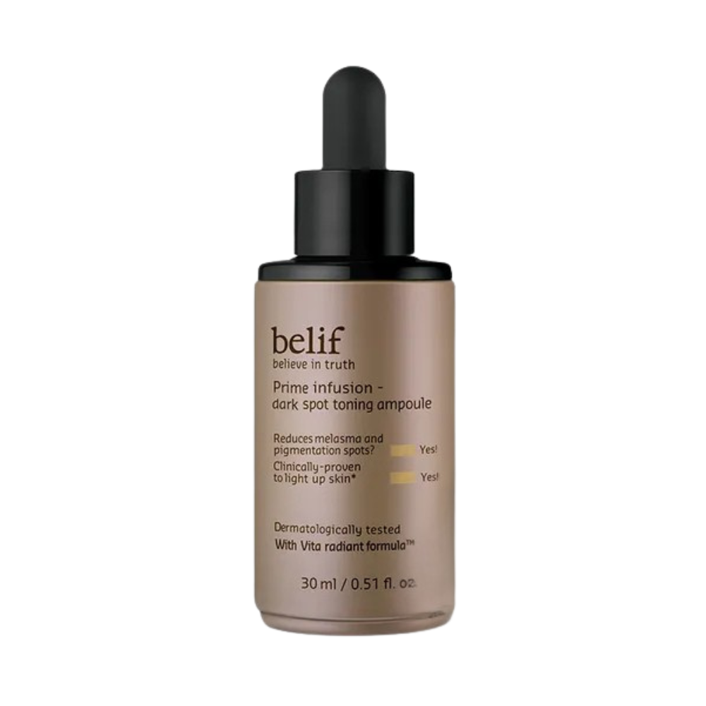 belif belif Prime Infusion Dark Spot Toning Ampoule 30ml - hydrating - front bottle shot