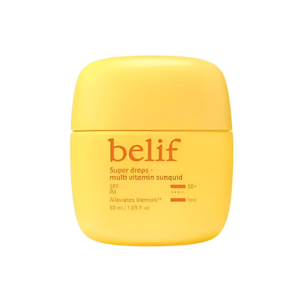 belif belif Super Drops - Multi Vitamin Sunquid 50ml - brightening - front bottle shot
