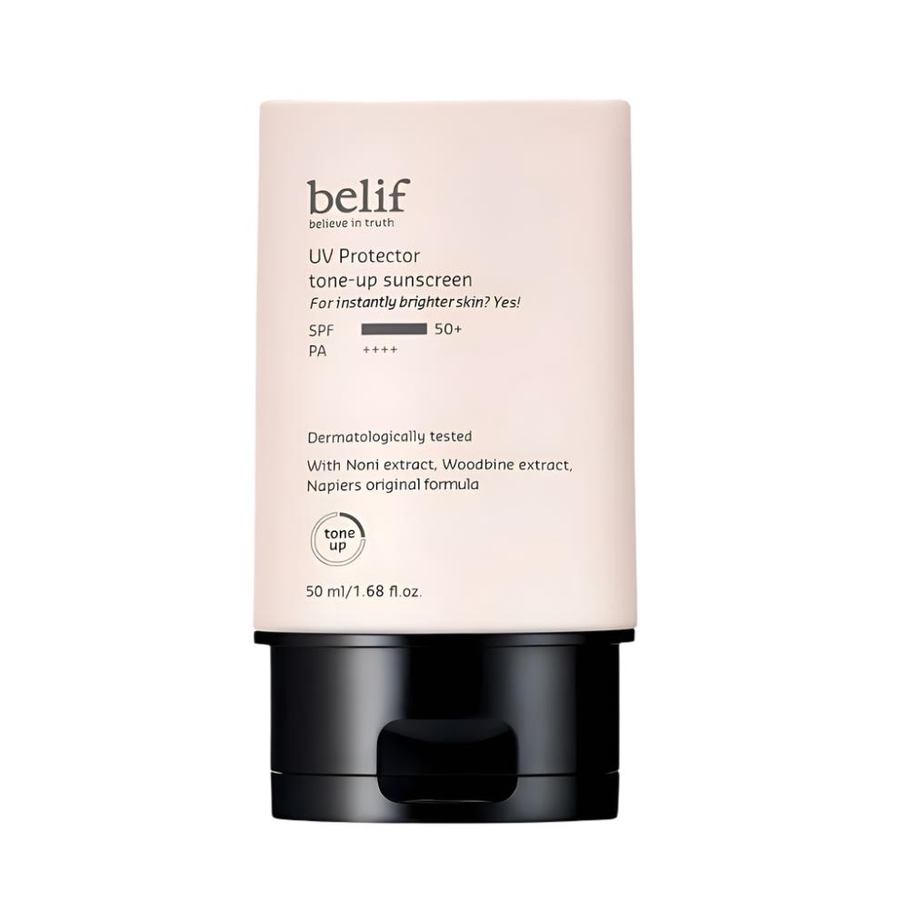 belif belif UV Protector Tone-Up Sunscreen 50ml - hydrating - front bottle shot