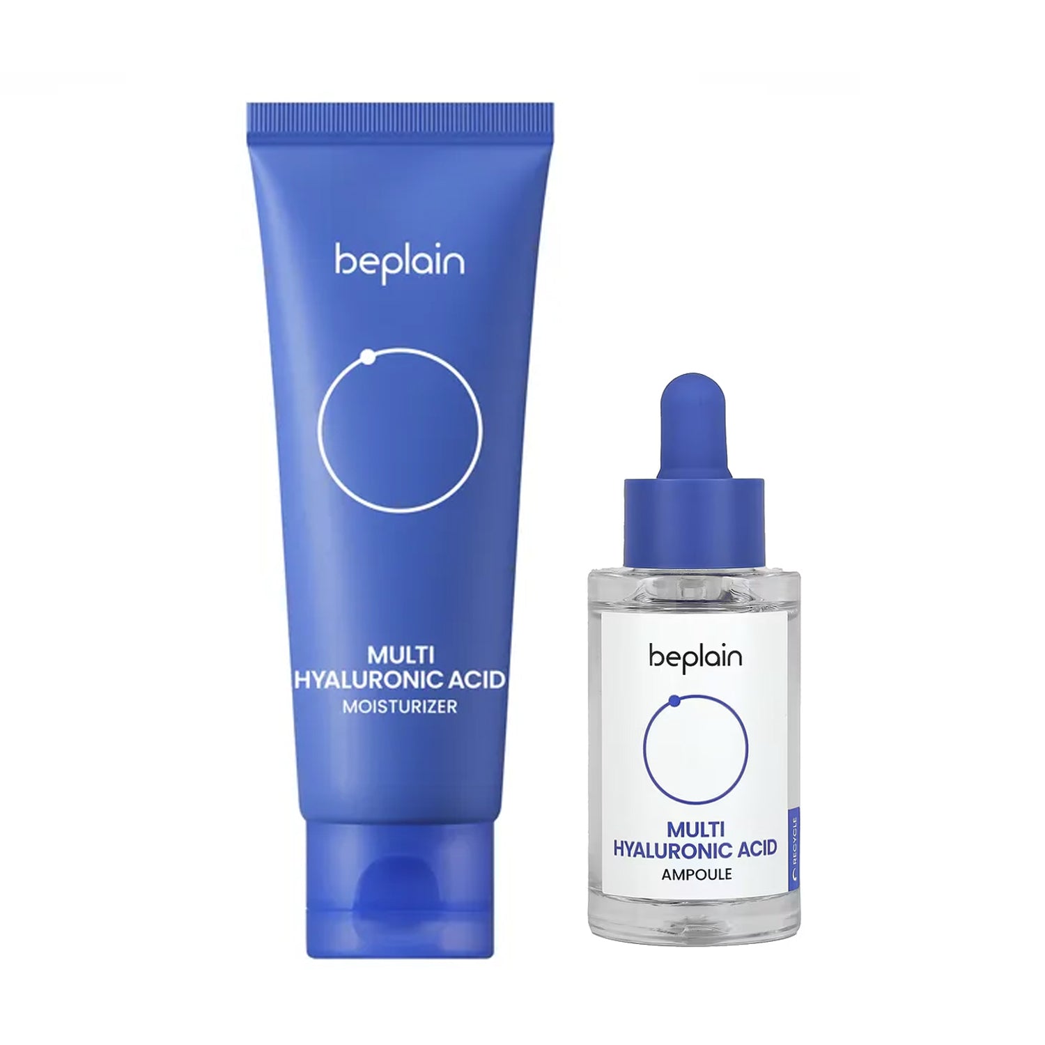 beplain beplain Multi Hyaluronic Acid 2-Piece Set (Ampoule 30ml + Moisture Cream 70ml) - hydrating - front bottle shot