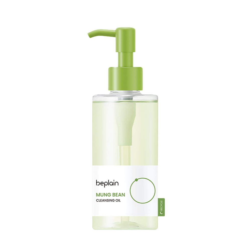 beplain beplain Mung Bean Cleansing Oil 200ml - brightening - front bottle shot