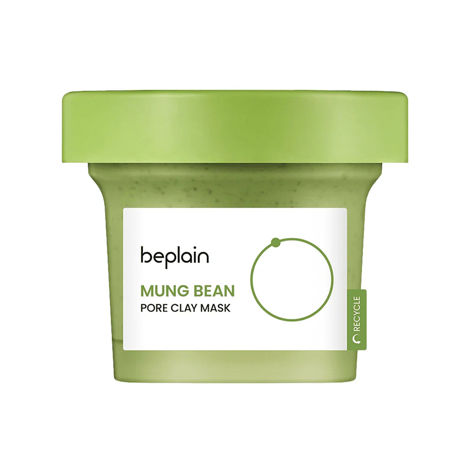 beplain beplain Mung Bean Pore Clay Mask 120ml - brightening - front bottle shot