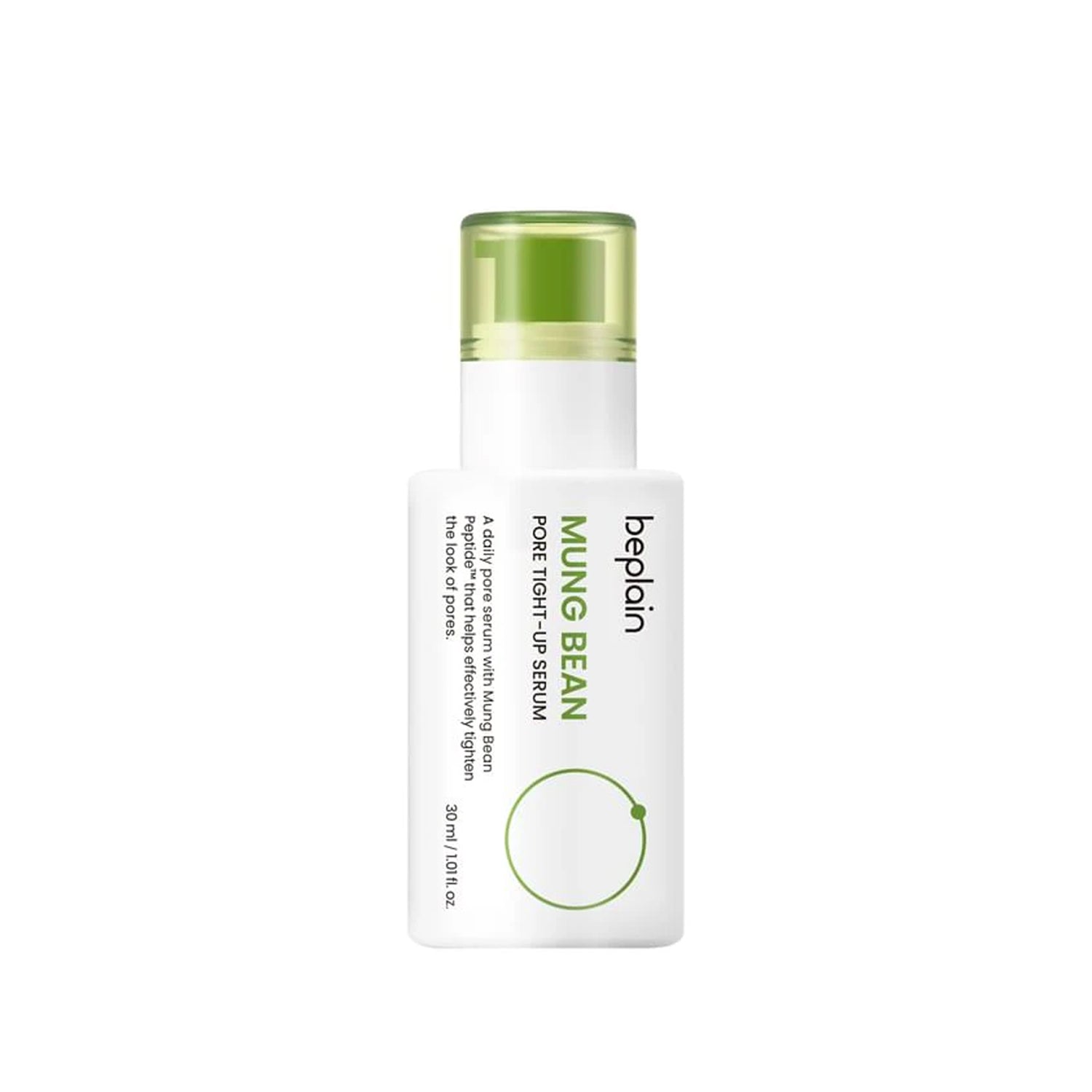 beplain beplain Mung Bean Pore Tight-Up Serum 30ml - hydrating - front bottle shot