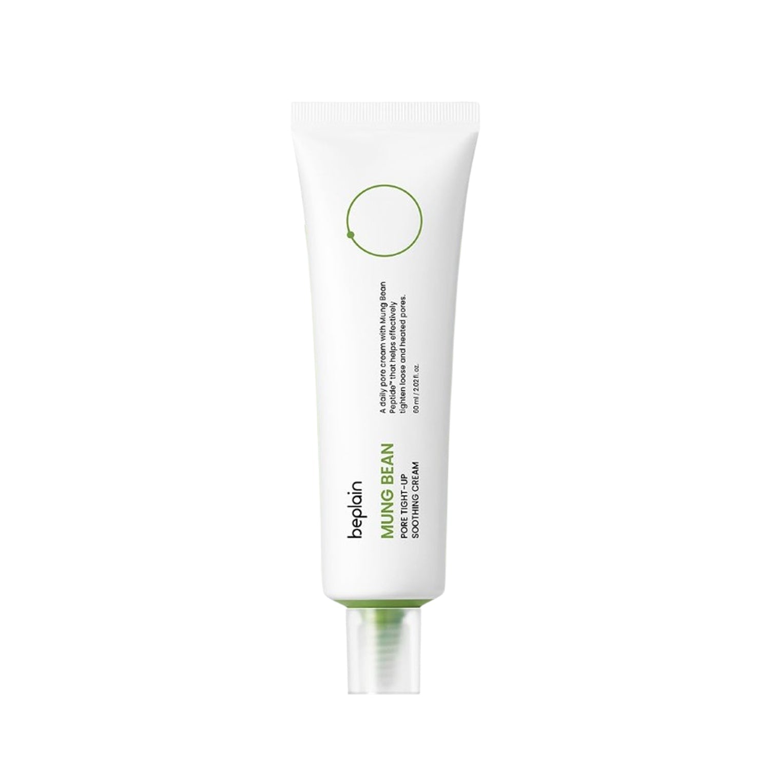 beplain beplain Mung Bean Pore Tight-Up Soothing Cream 60ml - hydrating - front bottle shot