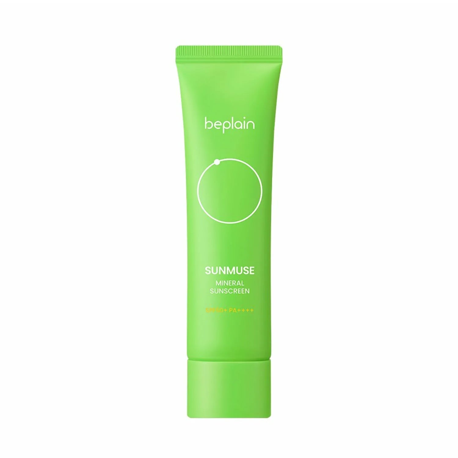 beplain beplain Sunmuse Mineral Sunscreen SPF50+ PA++++ 50ml - soothing - front bottle shot
