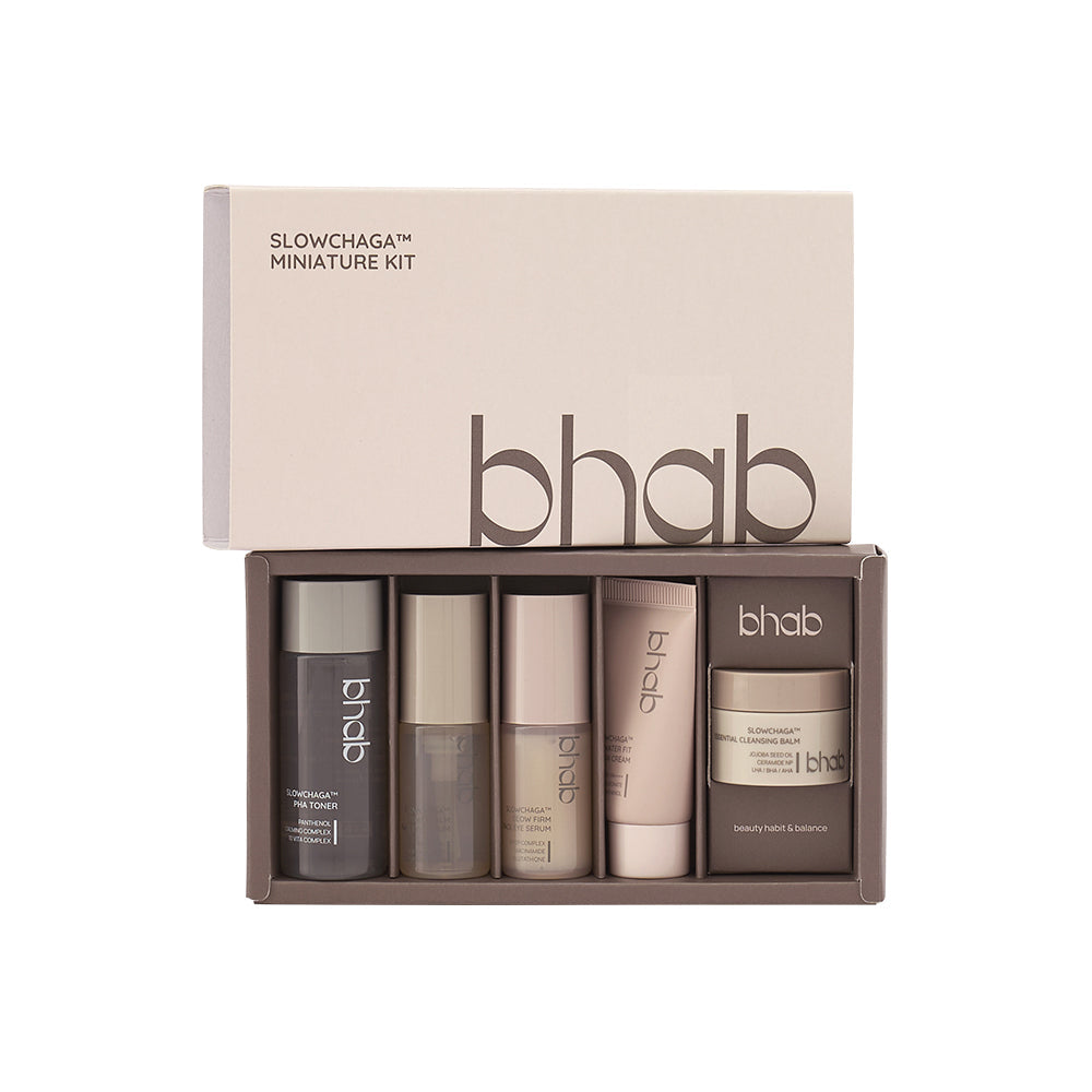 bhab bhab SLOWCHAGA Miniature Kit - hydrating - front bottle shot