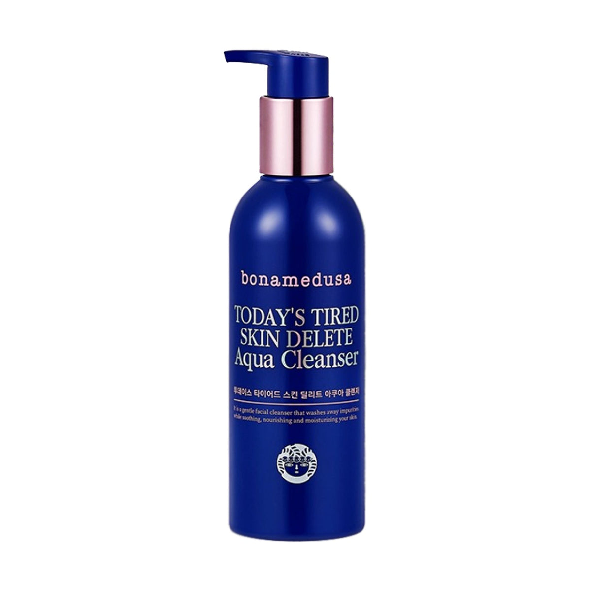 bonamedusa bonamedusa Today's Tired Skin Delete Aqua Cleanser 250ml - hydrating - front bottle shot