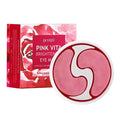 Petitfee PETITFEE Pink Vita Brightening Eye Mask 60ea - hydrating - front bottle shot