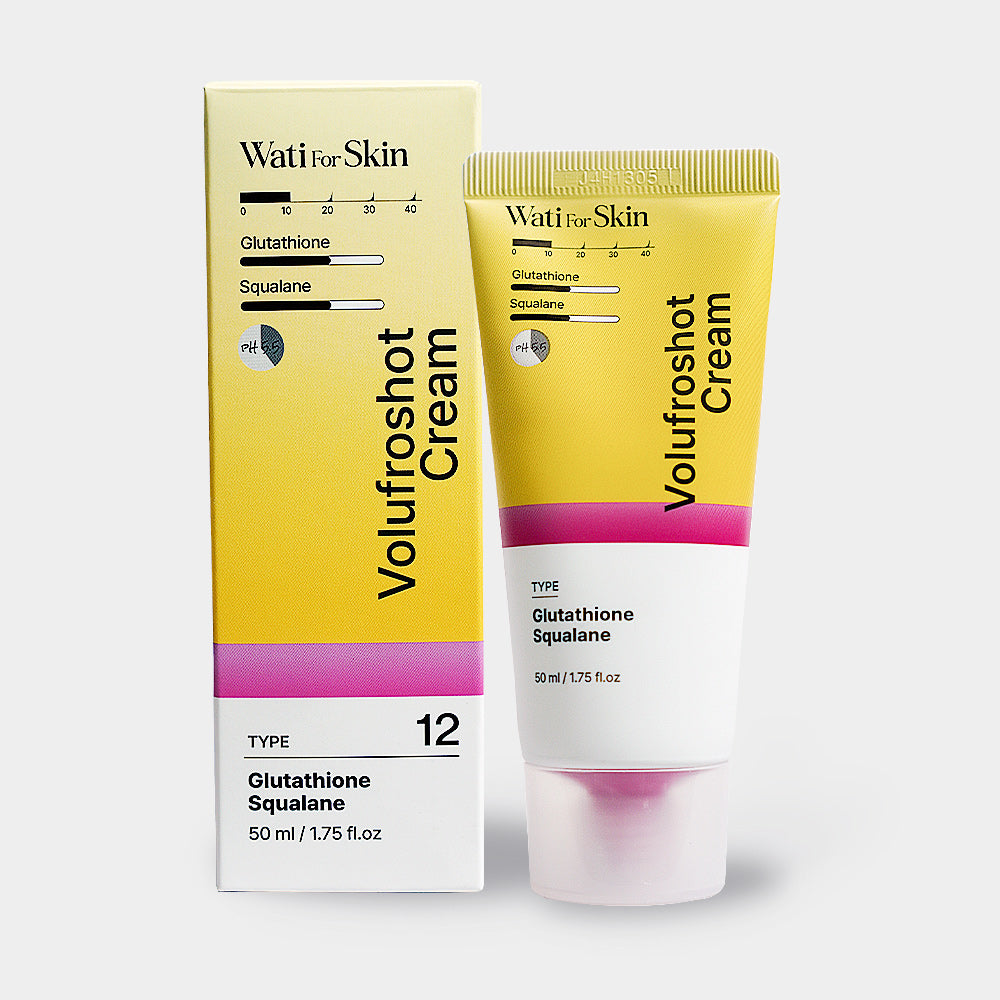 Wati For Skin Wati For Skin Glutathione Squalane Volufroshot Cream 50ml - hydrating - front bottle shot