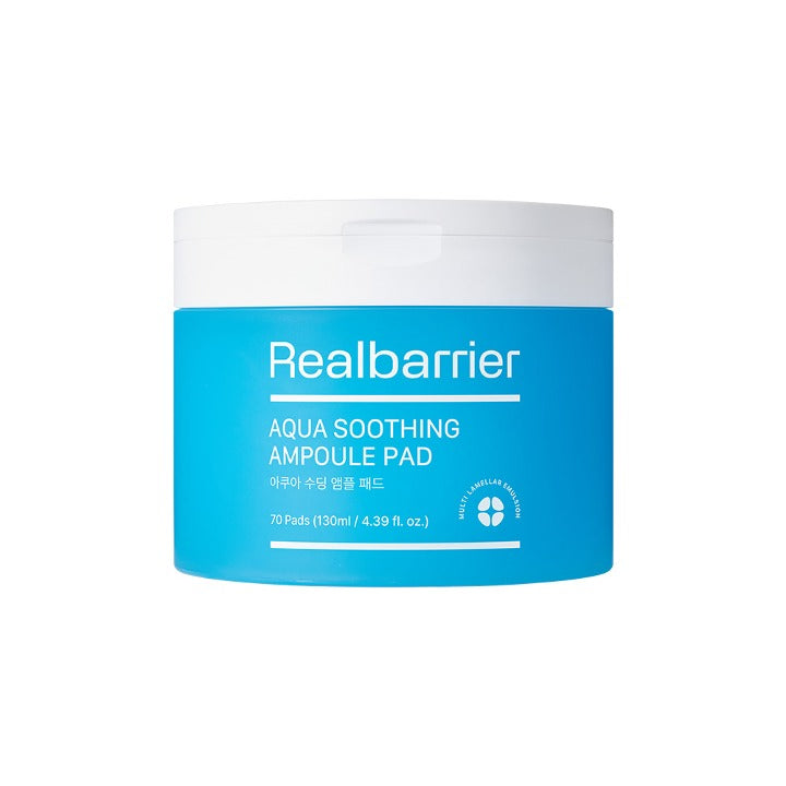 Real Barrier Real Barrier Aqua Soothing Ampoule Pad 90ml (70ea) - hydrating - front bottle shot