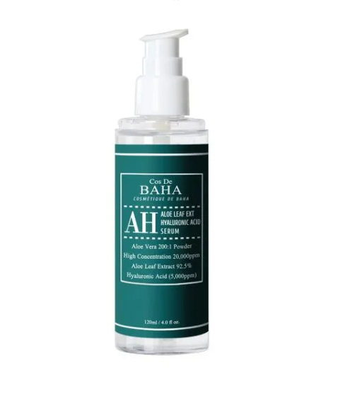 Cos De BAHA Cos De BAHA AH Aloe Leaf Ext Hyaluronic Acid Serum 120ml - hydrating - front bottle shot