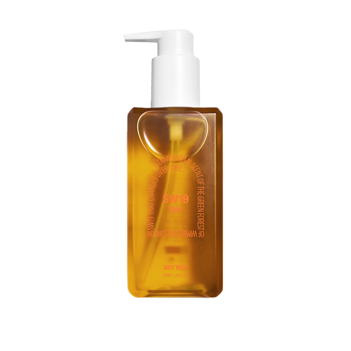 SW19 SW19 3pm BODY WASH 280ml - hydrating - front bottle shot