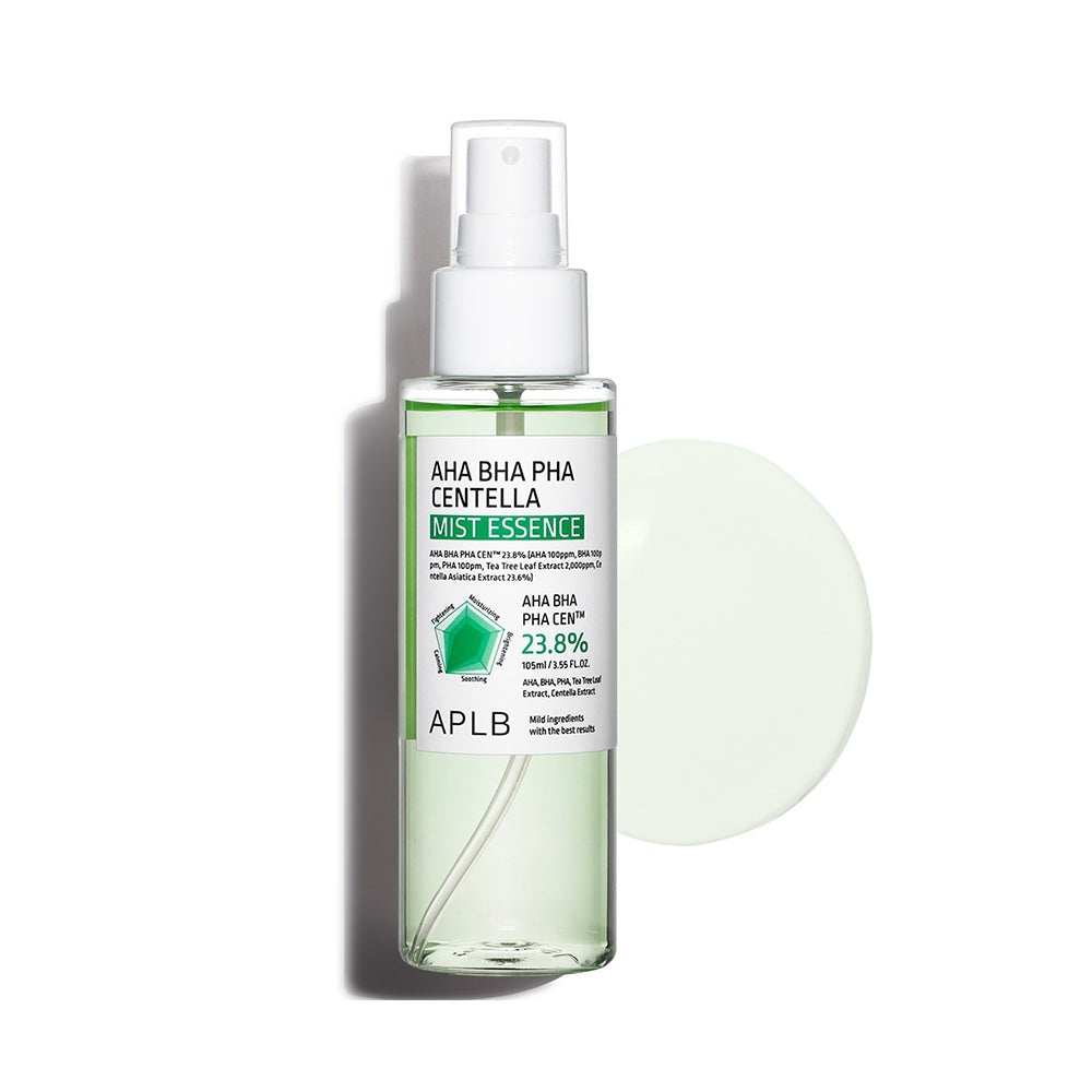 APLB APLB AHA BHA PHA Centella Mist Essence 105ml - soothing - front bottle shot