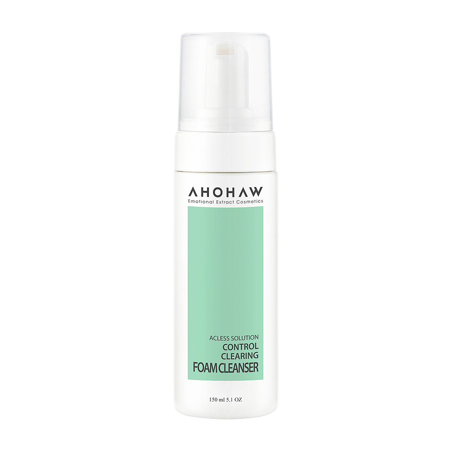 AHOHWA AHOHWA Control Clearing Foam Cleanser 150ml - hydrating - front bottle shot