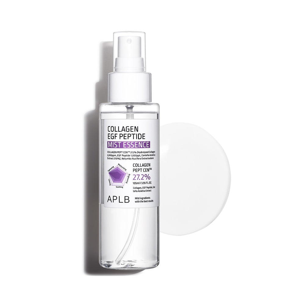APLB APLB Collagen EGF Peptide Mist Essence 105ml - soothing - front bottle shot