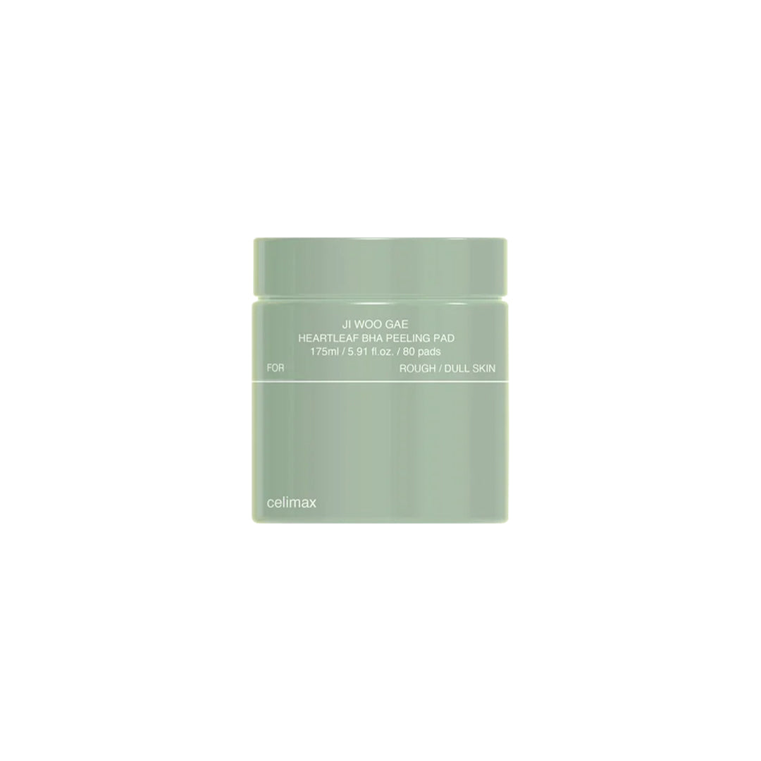 celimax celimax Jiwoogae Heartleaf BHA Peeling Pad 80 pads - hydrating - front bottle shot