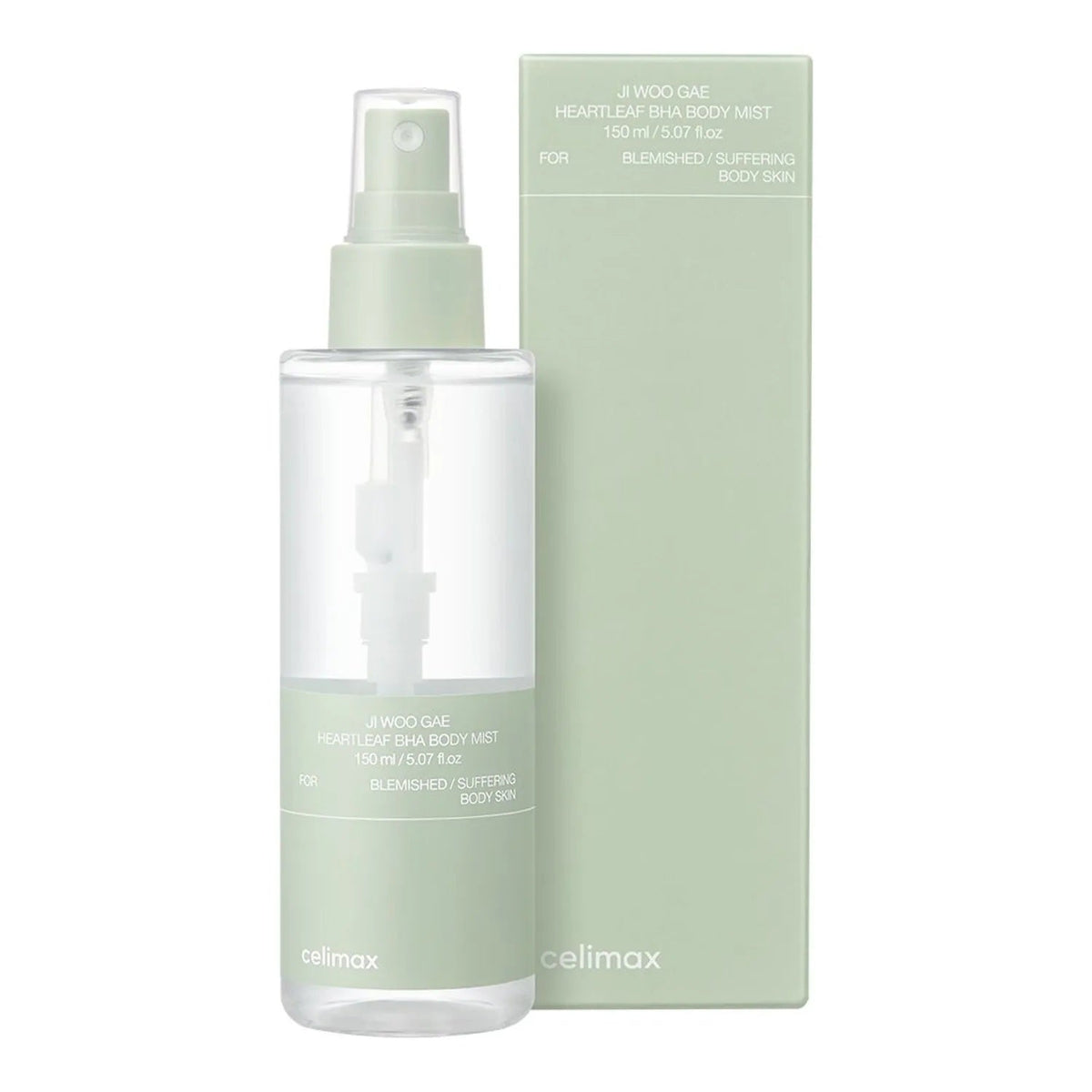 celimax celimax Heartleaf BHA Body Mist 150ml - soothing - front bottle shot