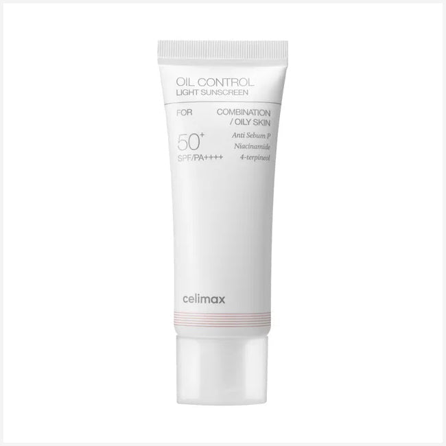 celimax celimax Oil Control Light Sunscreen SPF50+ PA++++ 40ml - oil control - front bottle shot