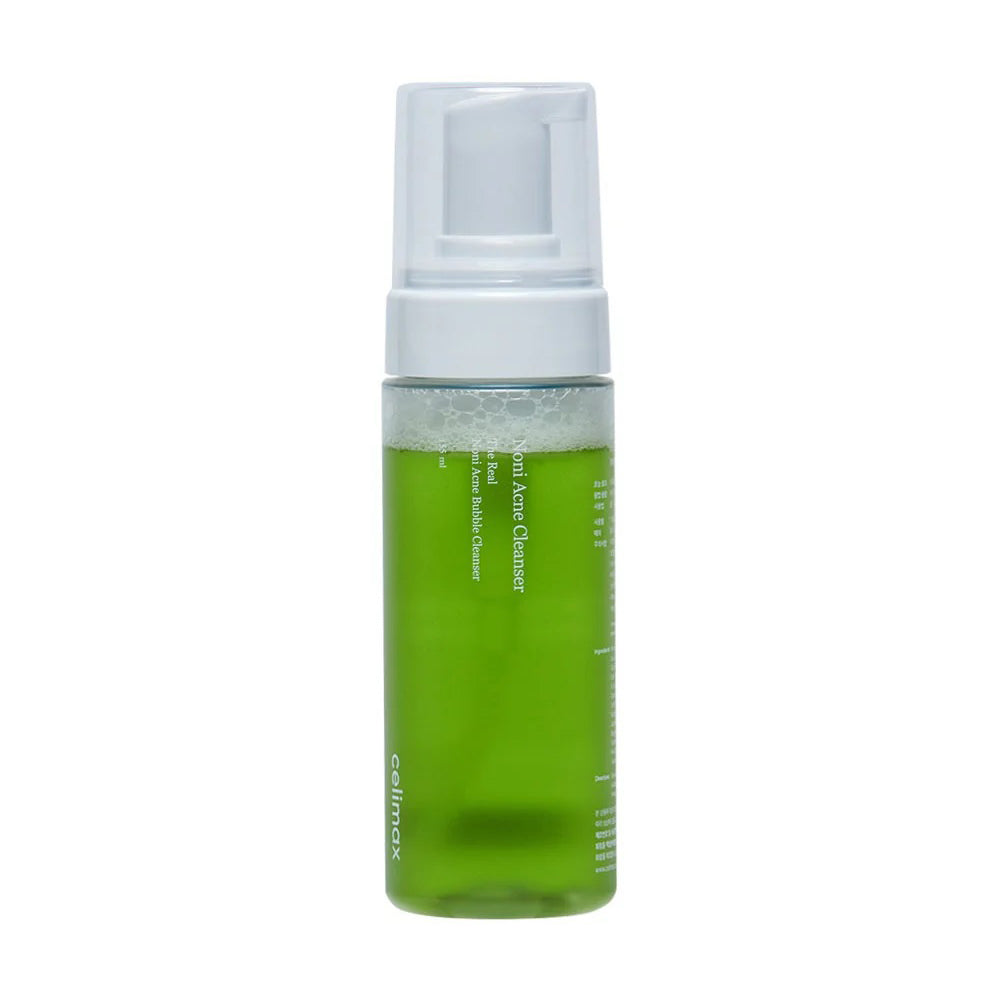 celimax celimax The Real Noni Acne Bubble Cleanser 155ml - hydrating - front bottle shot
