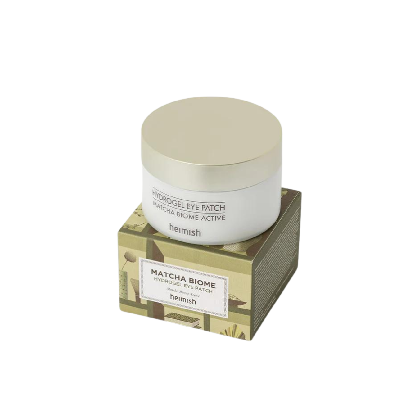 Heimish heimish Matcha Biome Hydrogel Eye Patch (60ea) - soothing - front bottle shot